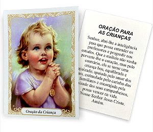100 Santinhos Folheto Oração Das Crianças