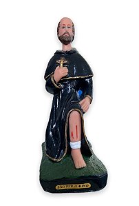Imagem São Peregrino Resina Nobre 20cm
