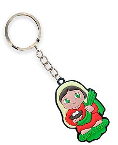 10 Chaveiros Infantis Emborrachados de Santa Luzia
