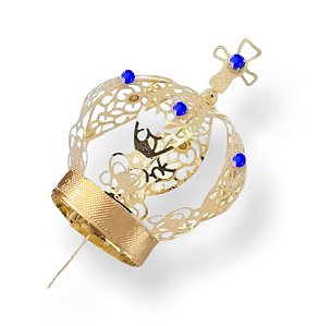 Coroa Para Imagem de 45cm a 50cm Dourada N°6