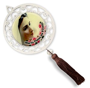 Adorno de Porta Maria Passa Na Frente Mandala 26cm