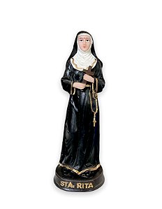 Imagem Santa Rita De Cássia Resina Nobre 20cm